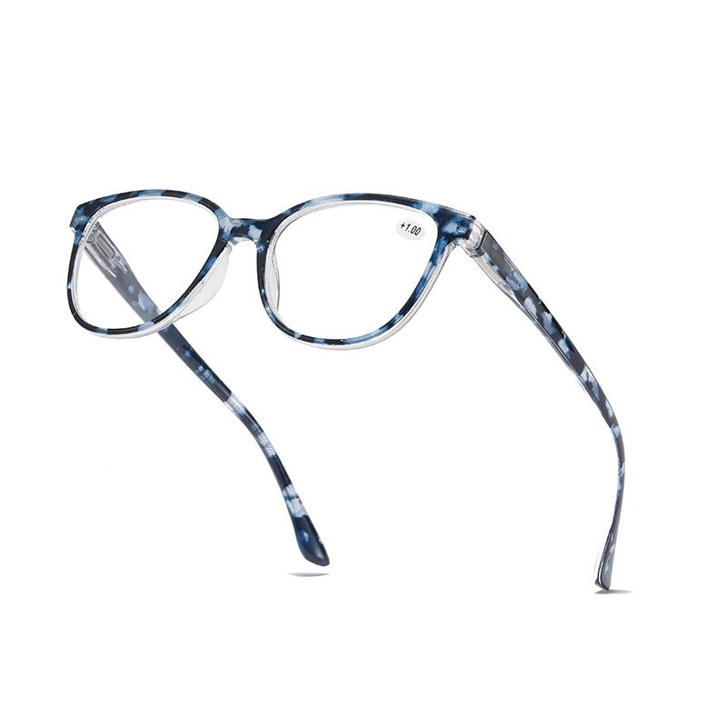 Colores de tortuga de la forma del ojo de gato Gafas de lectura de PC Mujeres #81312