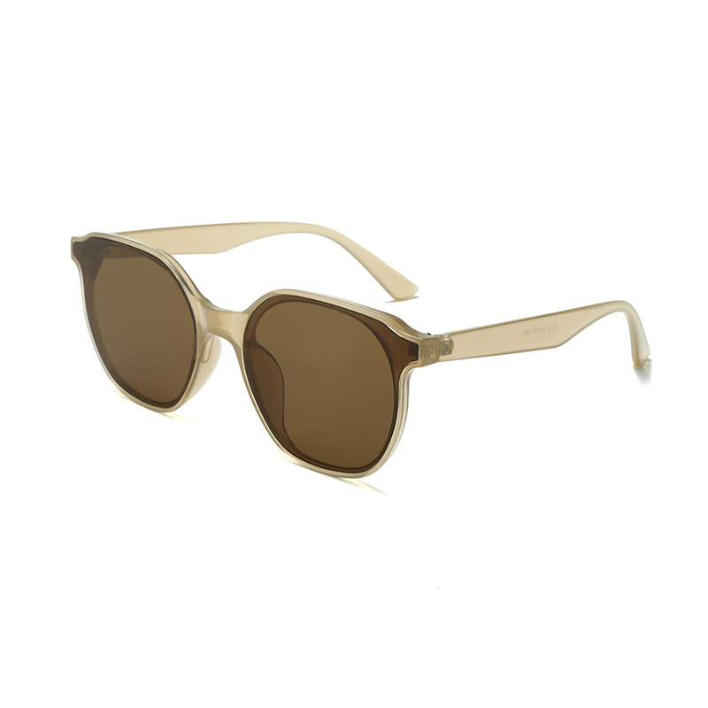 Gafas de sol de moda de PC de color de cristal de marco redondeado listos #6163