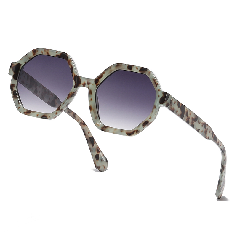 Diseño de moda Gafas de sol de mujeres geométricas PC POT #81491
