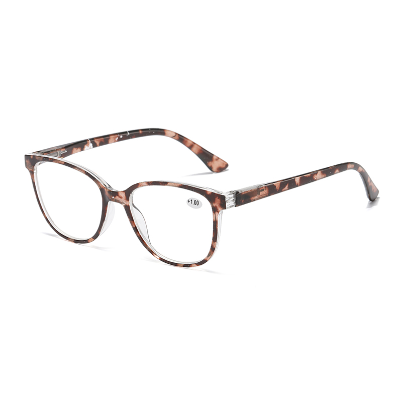 Colores de tortuga de la forma del ojo de gato Gafas de lectura de PC Mujeres #81312